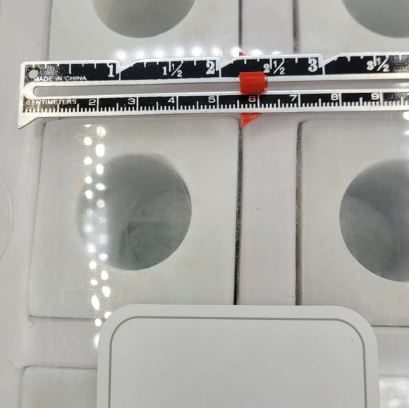 NWT Set of 6 Natural White Marble Napkin Holders - Picture 9 of 9